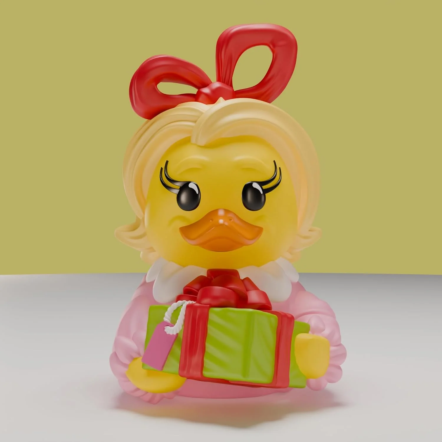 TUBBZ Mini: The Grinch - Cindy Lou Cosplaying Rubber Duck Vinyl Figure - Image 5