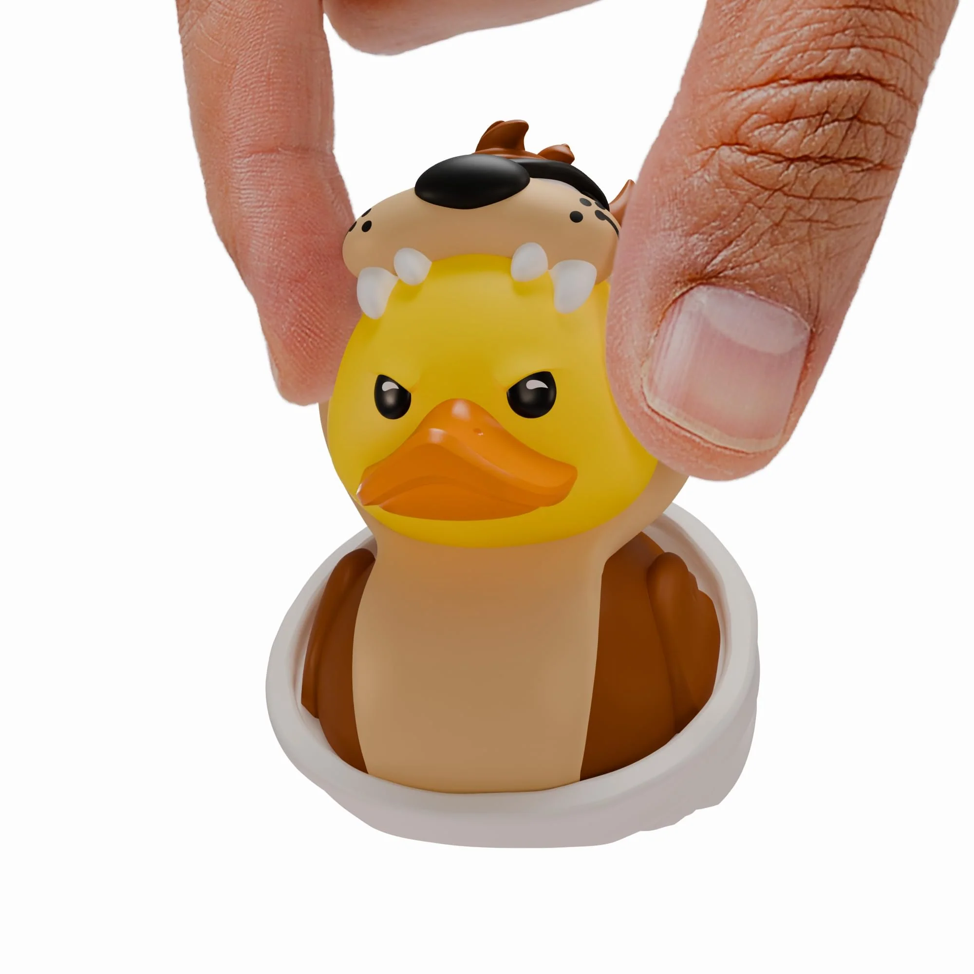 TUBBZ Mini: Looney Tunes – Tazmanian Devil Cosplaying Gummiente Vinylfigur – Offizielle Sammelfigur für Fans von Looney Tunes