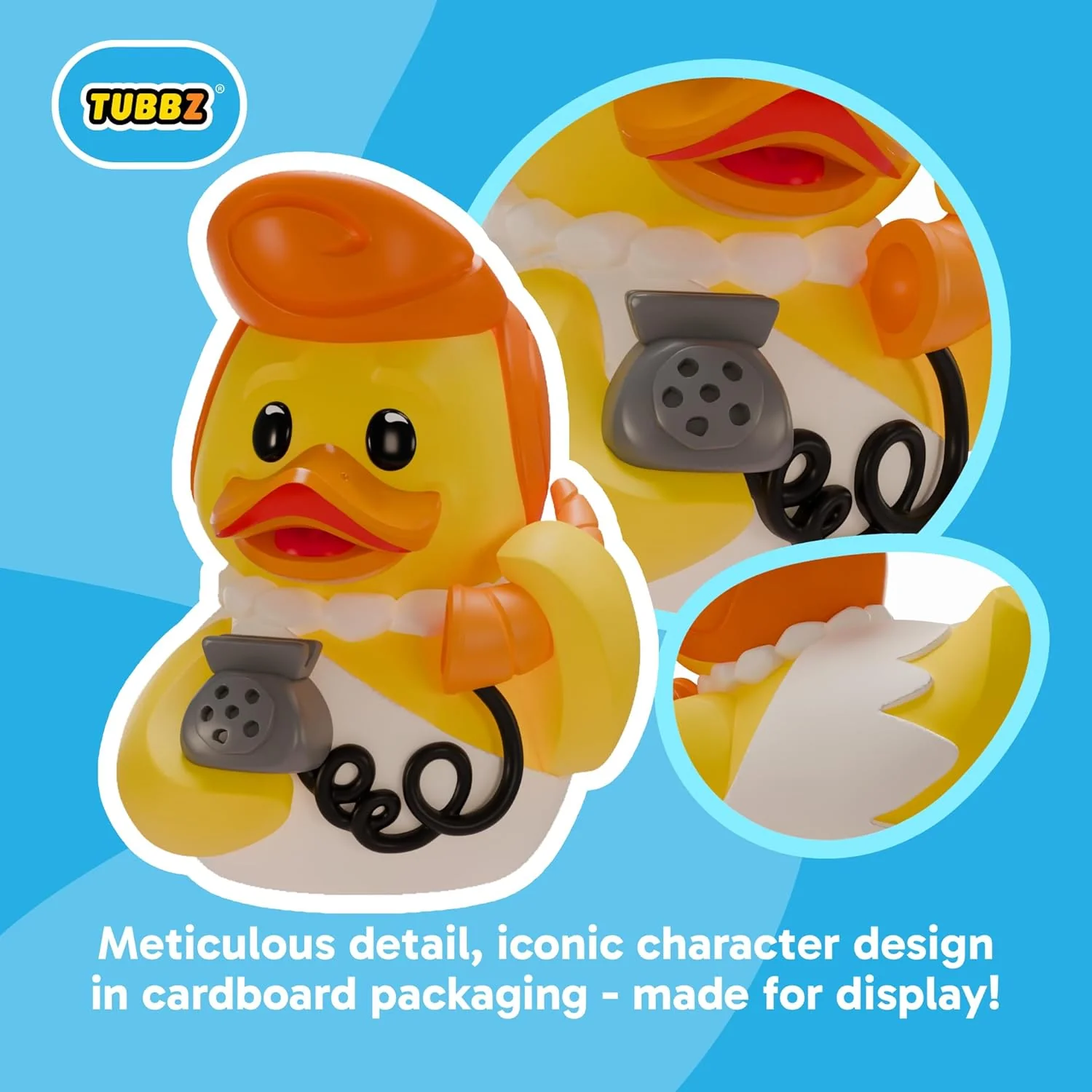 TUBBZ Boxed Edition: Flintstones - Wilma Flintstone Cosplaying Rubber Duck Vinyl Figure – Official Collectible for Fans of Flintstones - Image 6