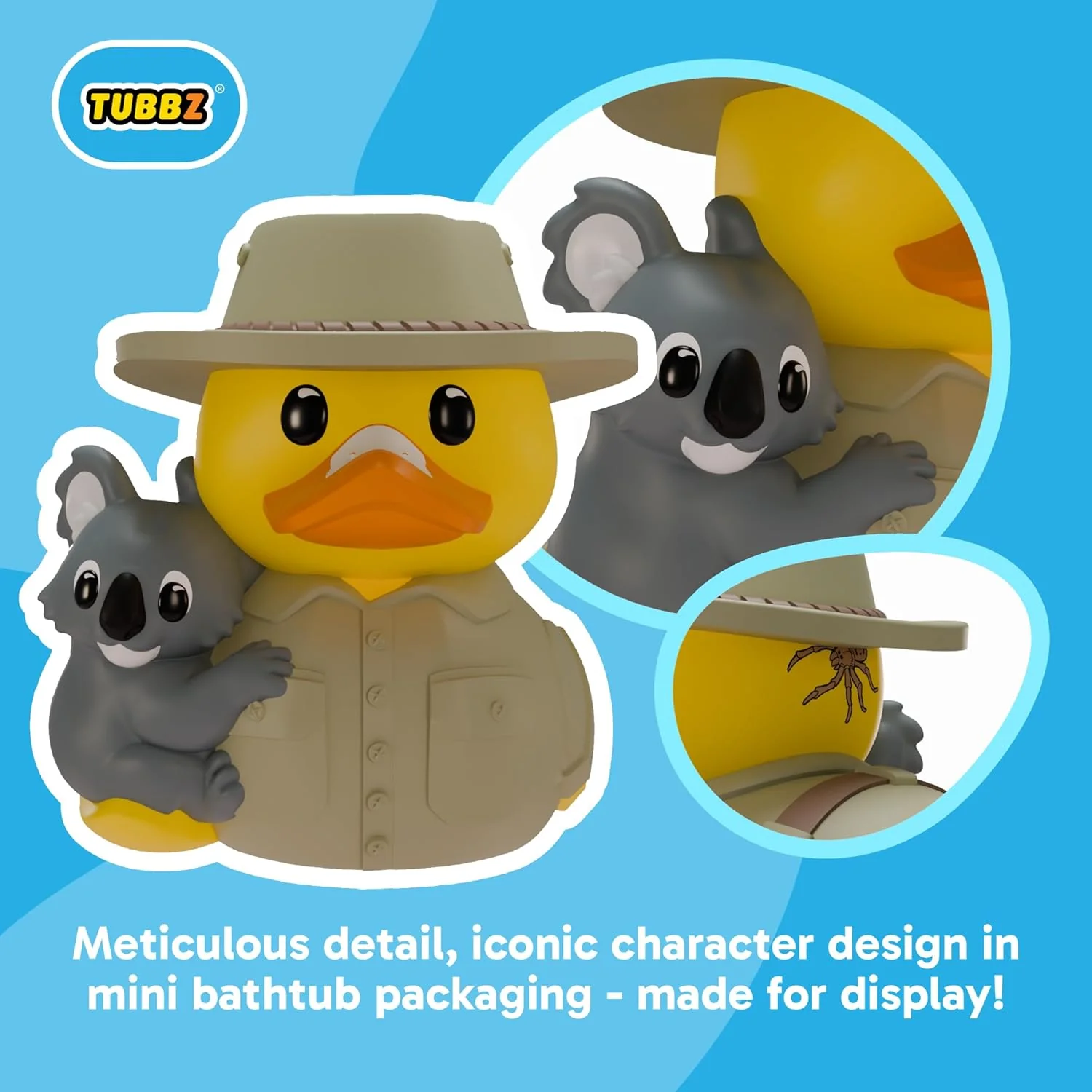 TUBBZ Mini: Travel - Australia Cosplaying Rubber Duck Vinyl Figure – Official Collectible for Fans of Travel - Image 2