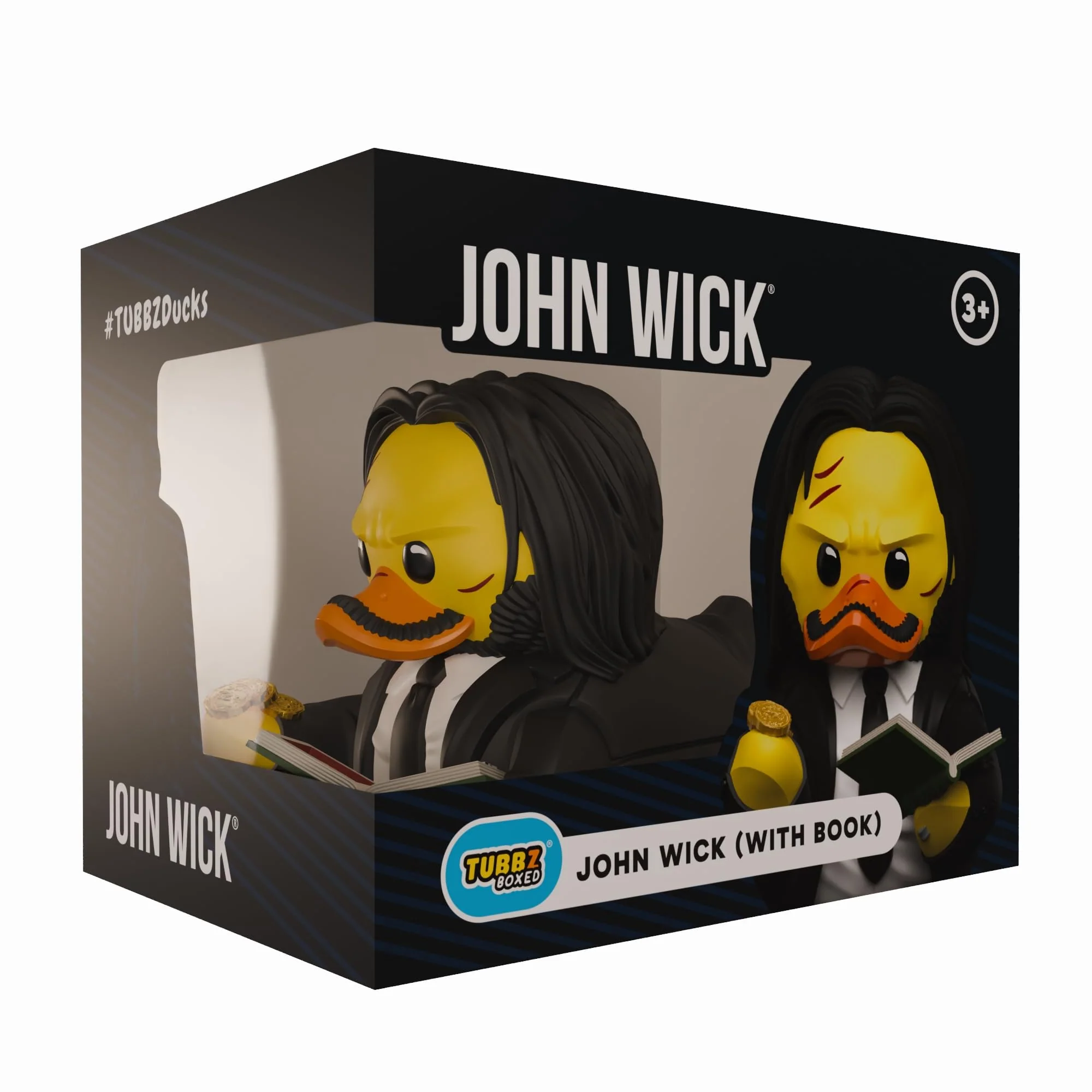 TUBBZ Boxed Edition: John Wick Cosplaying Rubber Duck Vinyl Figure – Official Collectible for Fans of John Wick