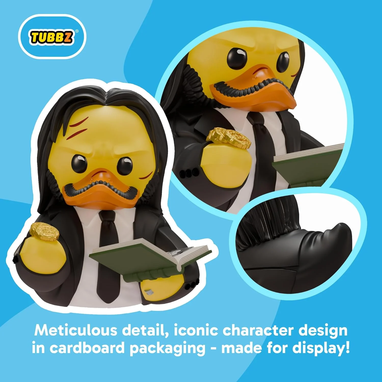 TUBBZ Boxed Edition: John Wick Cosplaying Rubber Duck Vinyl Figure – Official Collectible for Fans of John Wick - Image 3