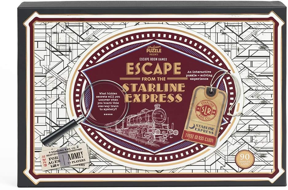 Professor Puzzle Escape from The Starline Express - Escape Room Game - Multiplayer Brain-Teasing Game/Escape The Room Game - Image 3