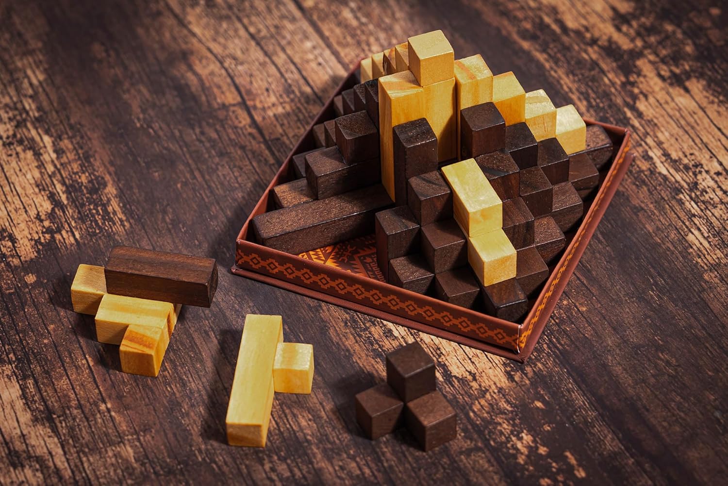 Professor Puzzle Myths & Legends El Dorado | Wooden Brainteaser Inspired by South American Myth | Build the Golden Temple | Mechanical Puzzle Gift for Adults & Teens - Image 3
