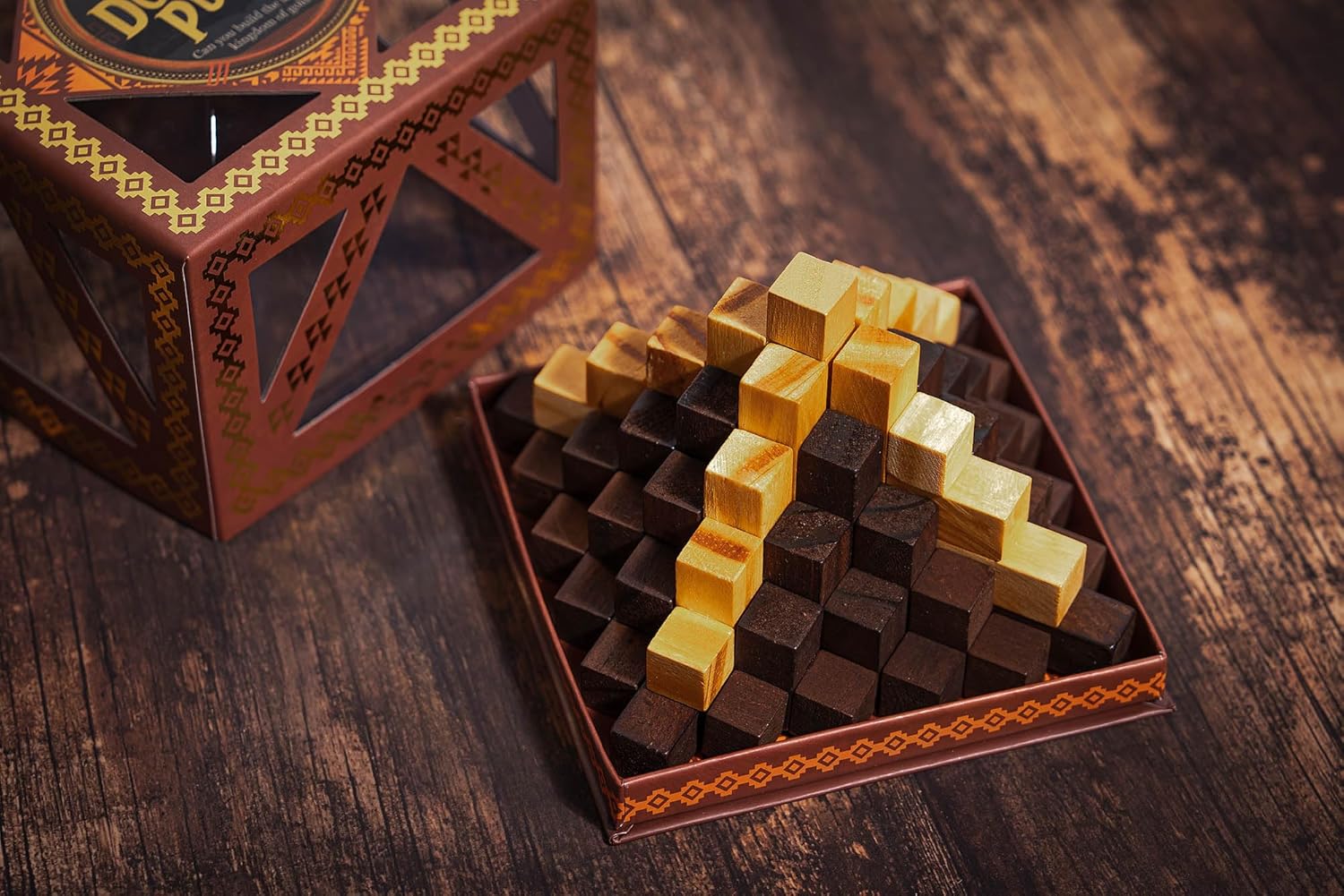 Professor Puzzle Myths & Legends El Dorado | Wooden Brainteaser Inspired by South American Myth | Build the Golden Temple | Mechanical Puzzle Gift for Adults & Teens - Image 4