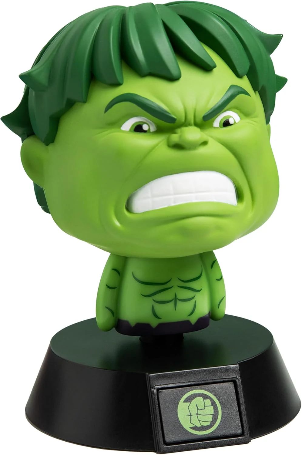 Paladone Marvel Hulk Icon Light, 11cm Desk or Bedside Lamp, AAA Battery Powered, Officially Licensed - Image 3