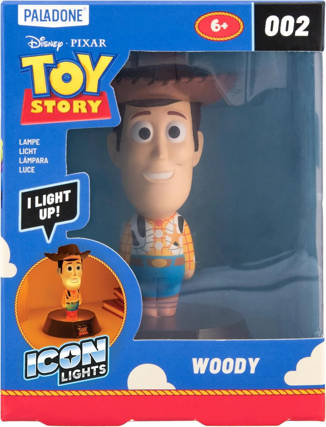 Paladone Toy Story Woody Icon Light – 11cm Woody Character Lamp – Soft Glow Light for Kids Bedrooms - Image 4
