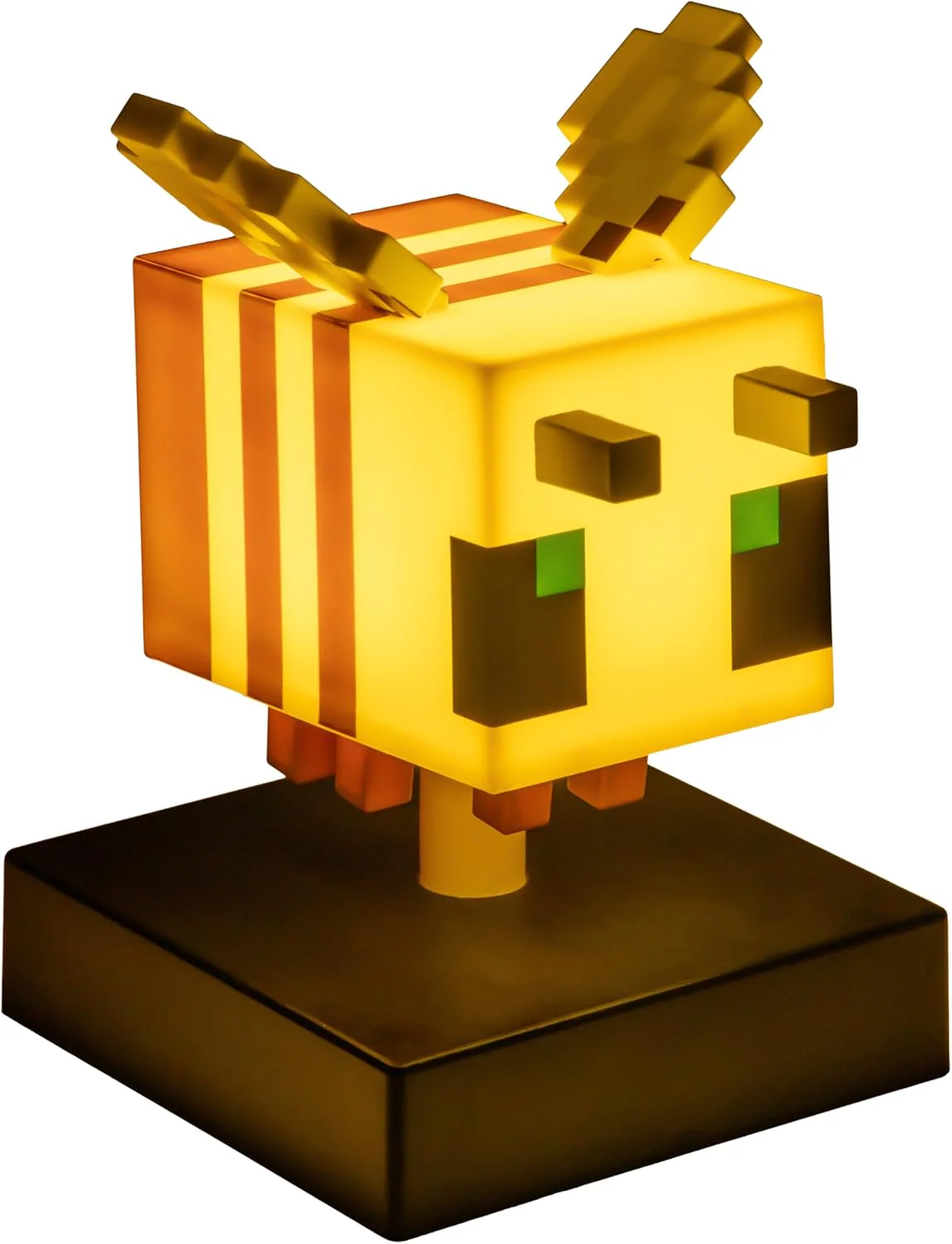 Paladone Minecraft Bee Icon Light – 11cm Light‑Up Figure for Bedroom or Gaming Space – Soft Glow Battery Lamp - Image 2