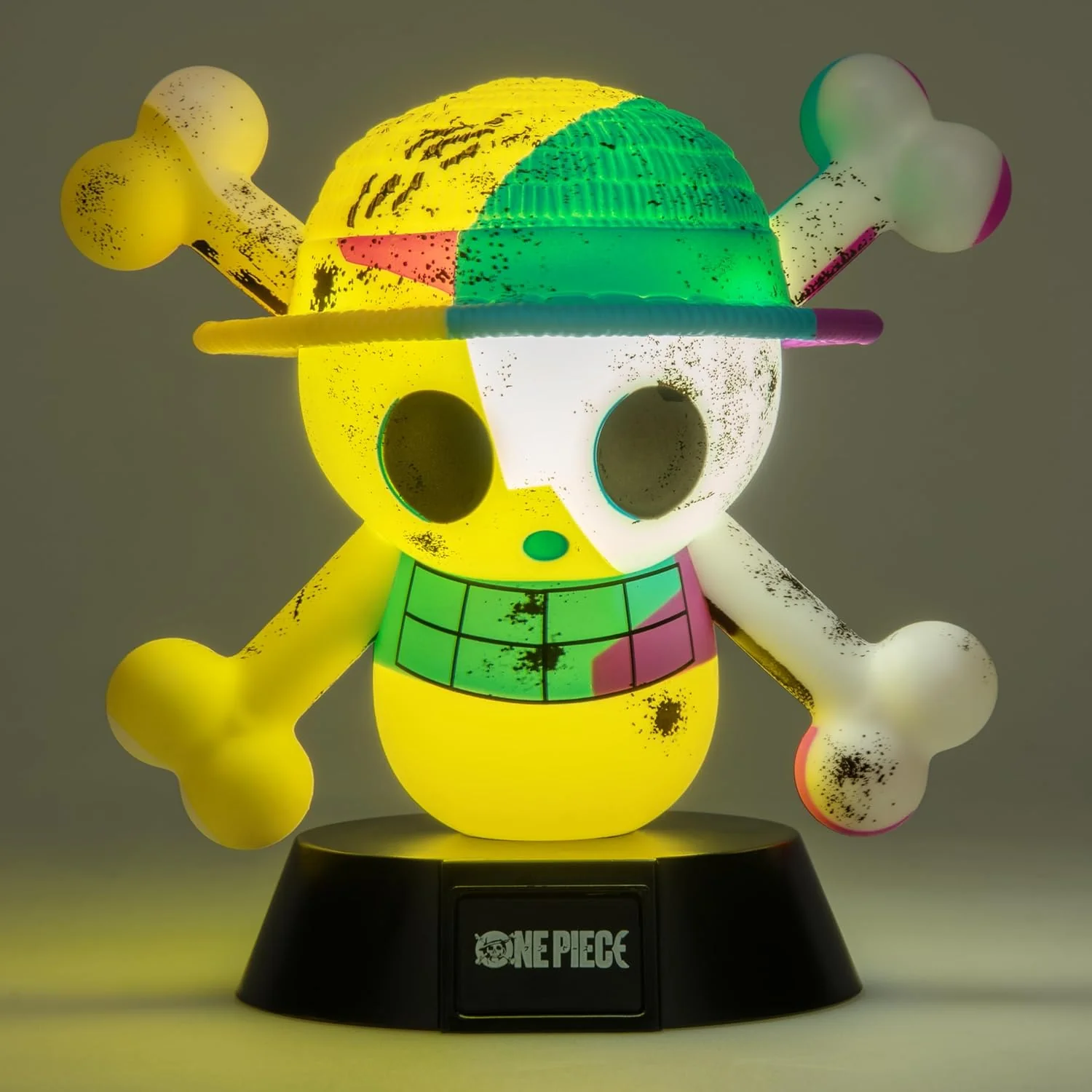 Paladone One Piece Jolly Roger Icon Light – 11cm Skull‑and‑Hat Character Lamp – Netflix Bedroom or Desk Light - Image 3