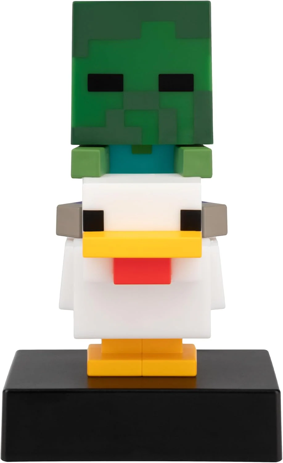 Paladone Minecraft Chicken Jockey Icon Light – 12cm Light‑Up Mini Figure – Fun Bedroom or Desk Lamp for Gamers - Image 6