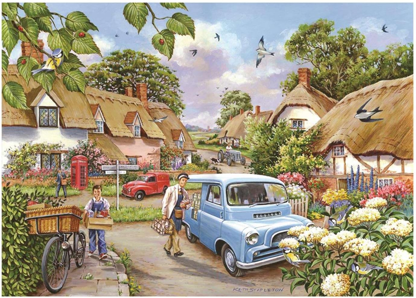 The House of Puzzles - Morning Fresh Jigsaw - Big 500 Piece Jigsaws For Adults, Extra Large Pieces, Artist Illustrated, Scenic Landscape, Deluxe Puzzle Gifts - Image 6