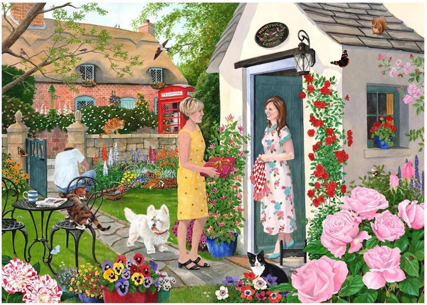 The House of Puzzles - Just To Say Jigsaw - Big 500 Piece Jigsaws For Adults, Extra Large Pieces, Artist Illustrated, Scenic Landscape, Deluxe Puzzle Gifts - Image 3