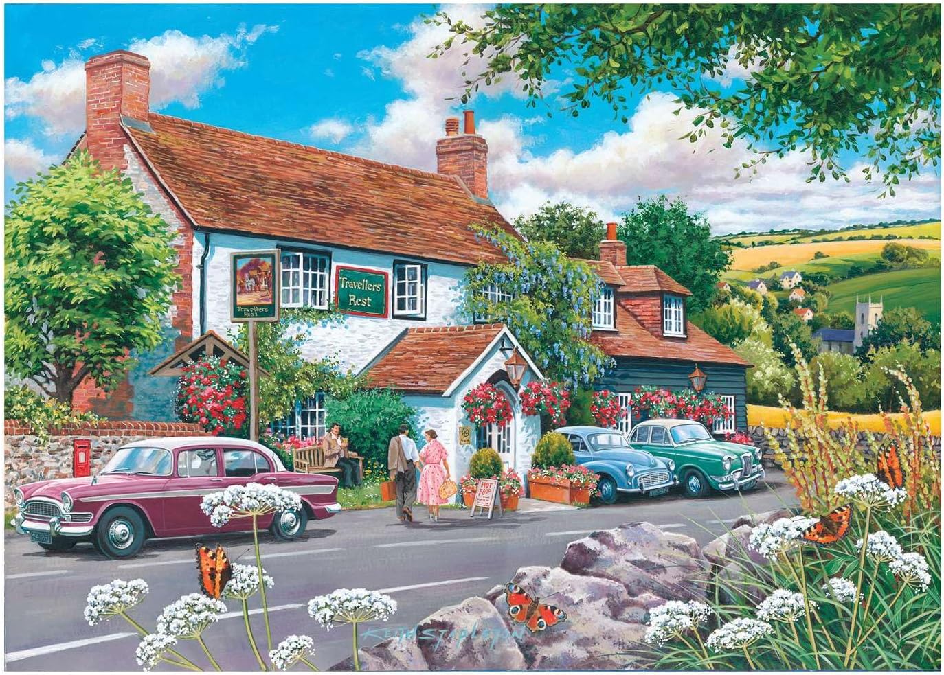 The House of Puzzles Tales From The Tavern Jigsaw Set - 4 x 500 Piece Jigsaws For Adults, Multi Puzzle Pack, Artist Illustrated, Deluxe Puzzle Gifts, Sustainably Made - Image 7