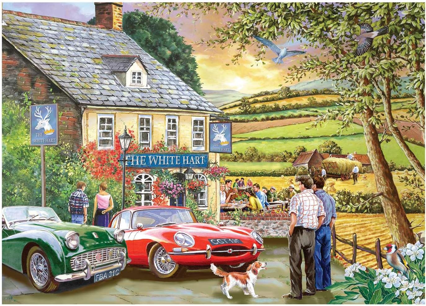 The House of Puzzles Tales From The Tavern Jigsaw Set - 4 x 500 Piece Jigsaws For Adults, Multi Puzzle Pack, Artist Illustrated, Deluxe Puzzle Gifts, Sustainably Made - Image 8