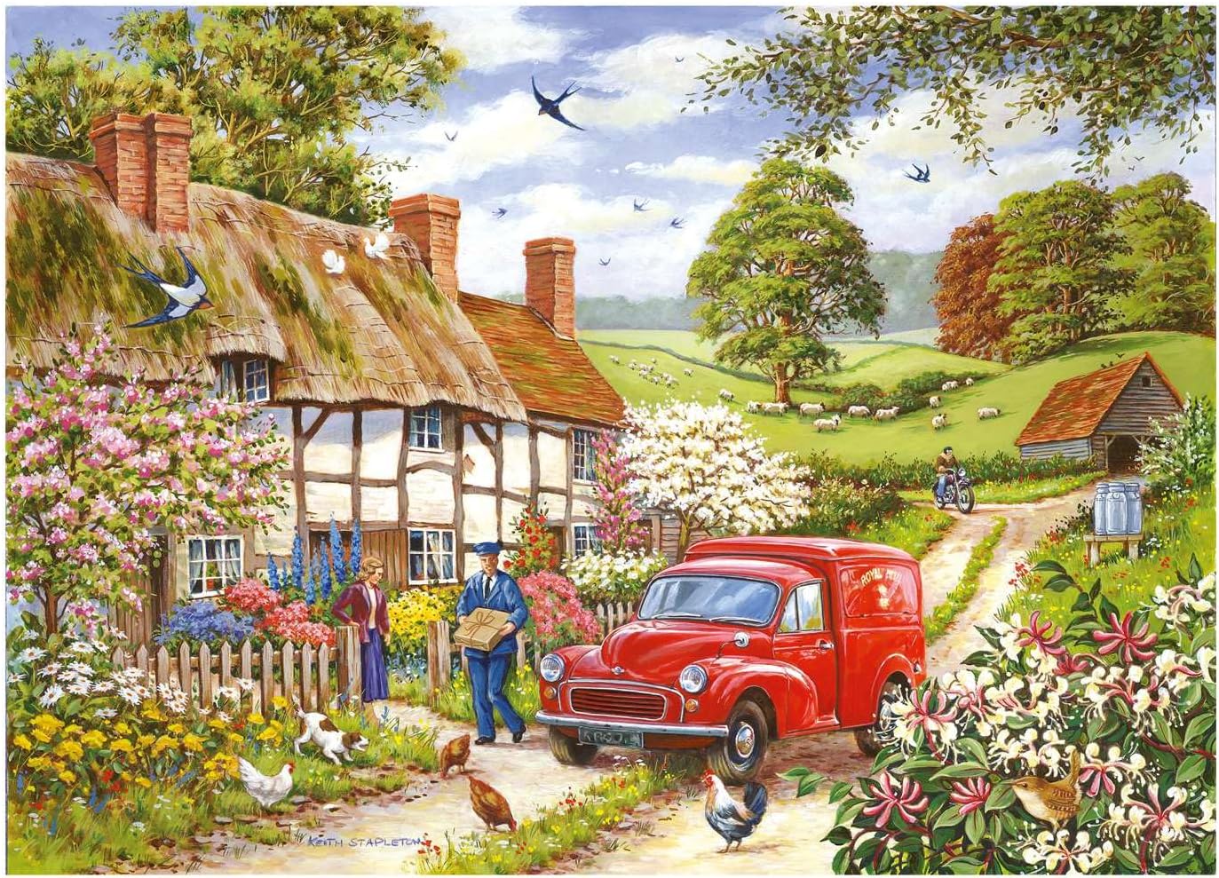 The House of Puzzles | Village Life Jigsaw Puzzles | 500 Piece | Towns and Villages Theme | FSC Certified Board | Multi-Pack | 4 Puzzles - Image 5