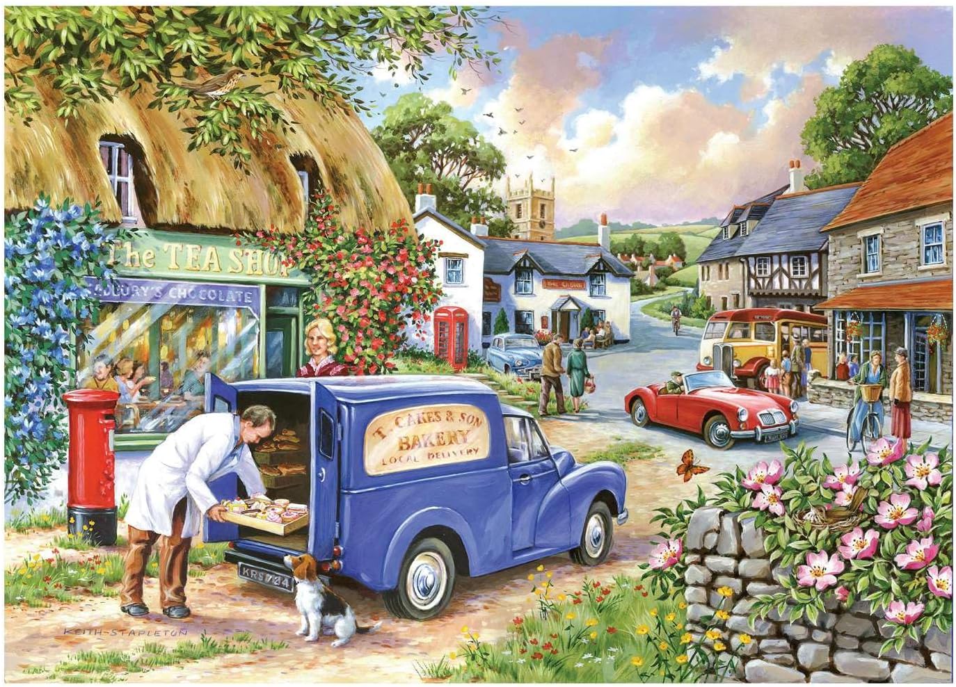 The House of Puzzles | Village Life Jigsaw Puzzles | 500 Piece | Towns and Villages Theme | FSC Certified Board | Multi-Pack | 4 Puzzles - Image 6