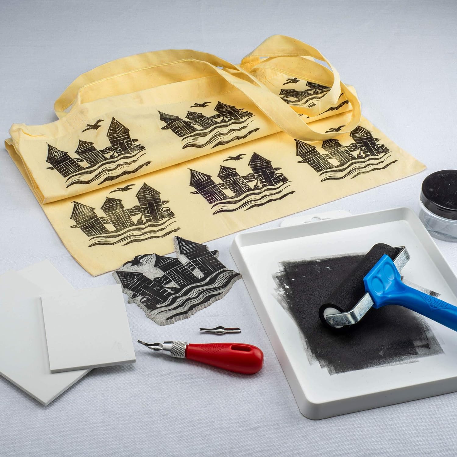 Essdee - Essdee Textiel Inkt Roller 75mm - Image 3
