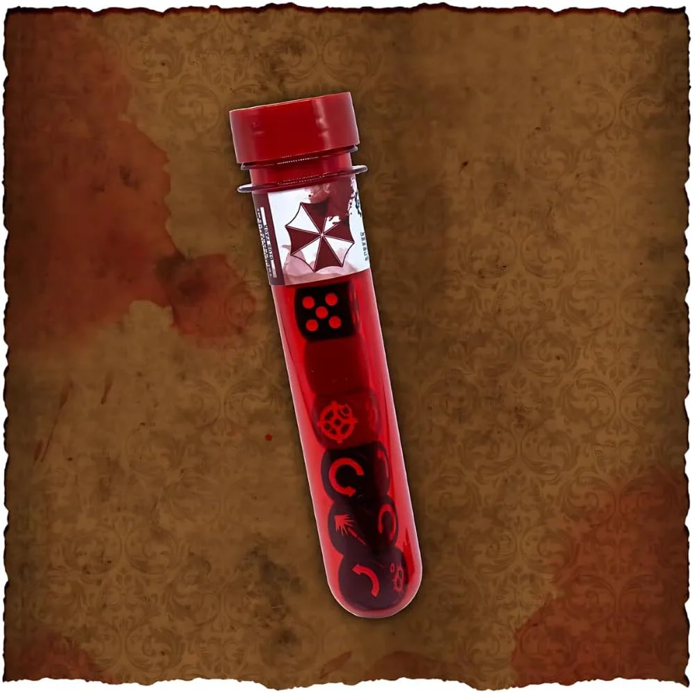 Steamforged Games, Resident Evil The Board Game: Test Tube Dice Pack - Image 2
