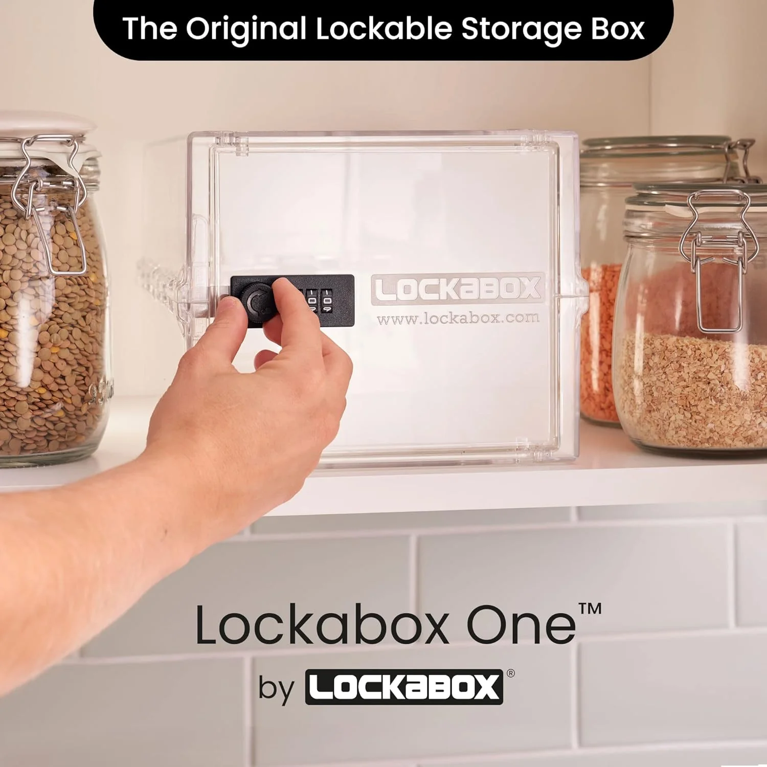 Lockabox One Storage Box 10L Crystal - Image 4