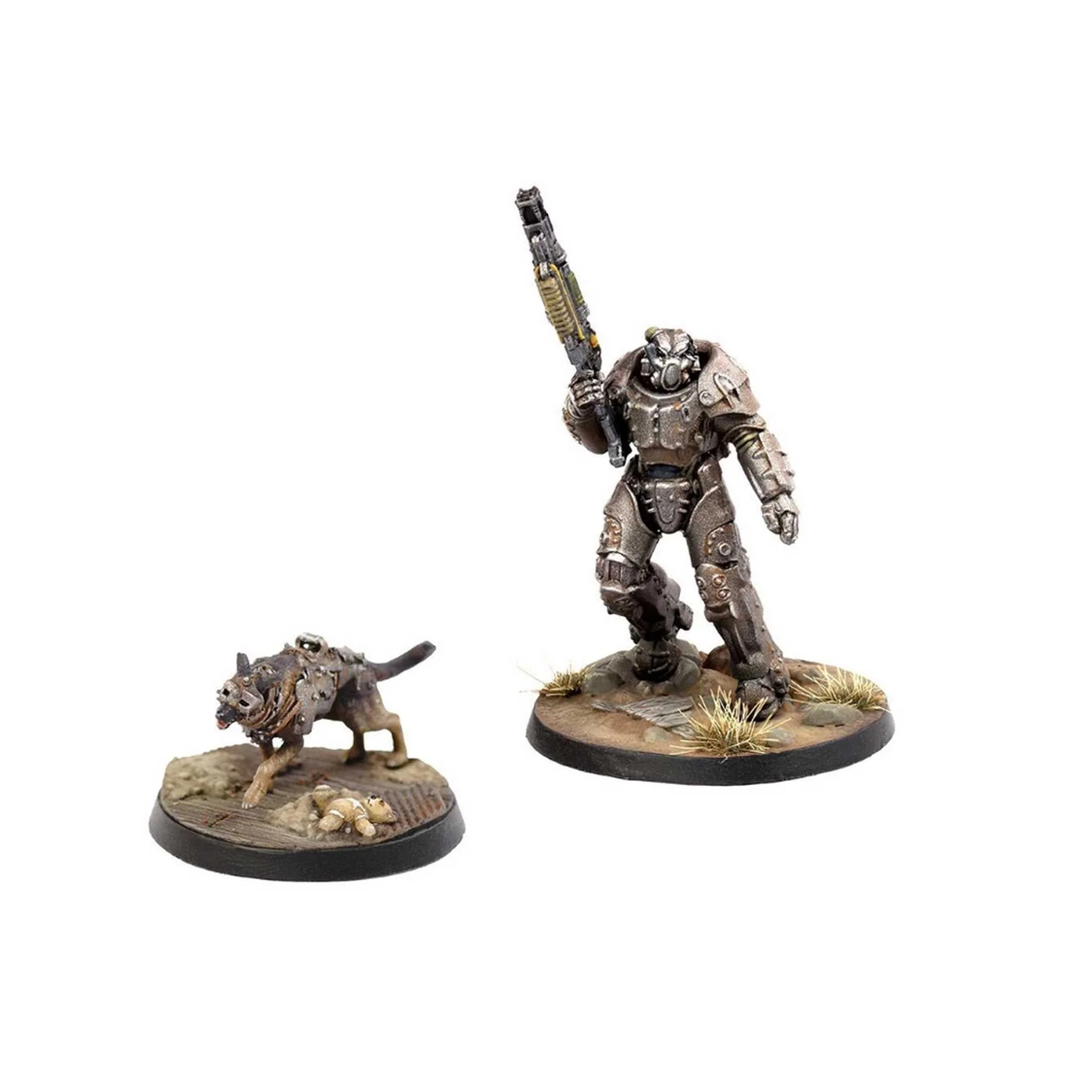 Fallout: Wasteland Warfare: X-01 Survivor & Dogmeat