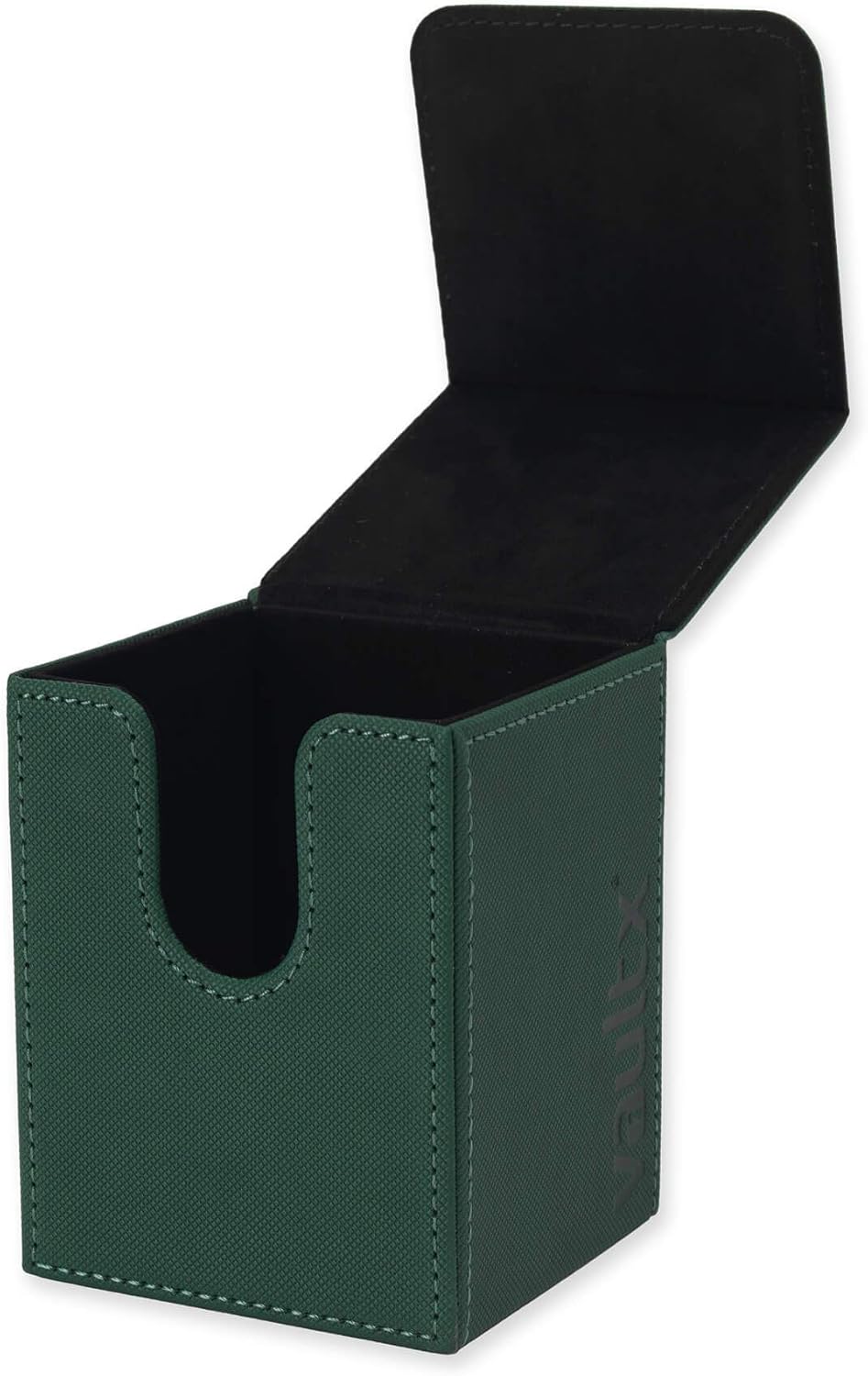 Vault X Trading Card Toploading Deck Box, 80+ sleeved cards, Premium Exo-Tec Material, Card Holder Storage Box, Magnetic Lid, for MTG Commander, TCG (Green - Image 6