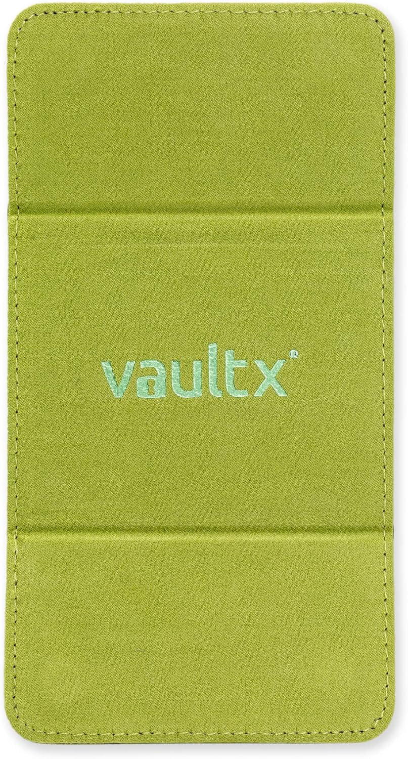 Vault X Trading Card Sideloading Deck Box, 100+ sleeved cards, Premium Exo-Tec Material, Card Holder Storage Box, Detachable Magnetic Lid, for MTG Commander Game, TCG (Black/Green - Image 4
