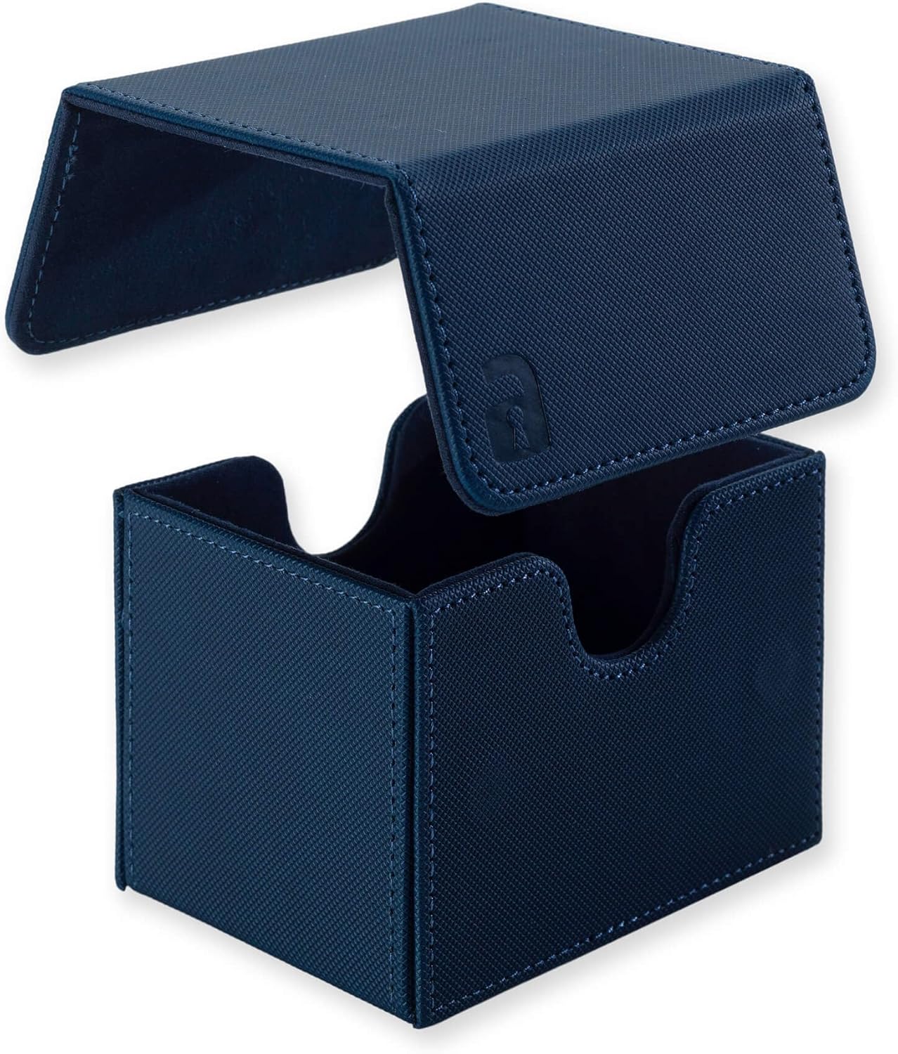 Vault X Trading Card Sideloading Deck Box, 100+ sleeved cards, Premium Exo-Tec Material, Card Holder Storage Box, Detachable Magnetic Lid, for MTG Commander Game, TCG (Blue - Image 3
