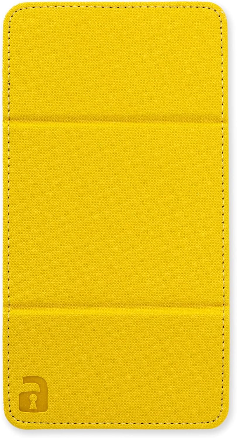 Vault X Trading Card Sideloading Deck Box, 100+ sleeved cards, Premium Exo-Tec Material, Card Holder Storage Box, Detachable Magnetic Lid, for MTG Commander Game, TCG (Yellow - Image 3
