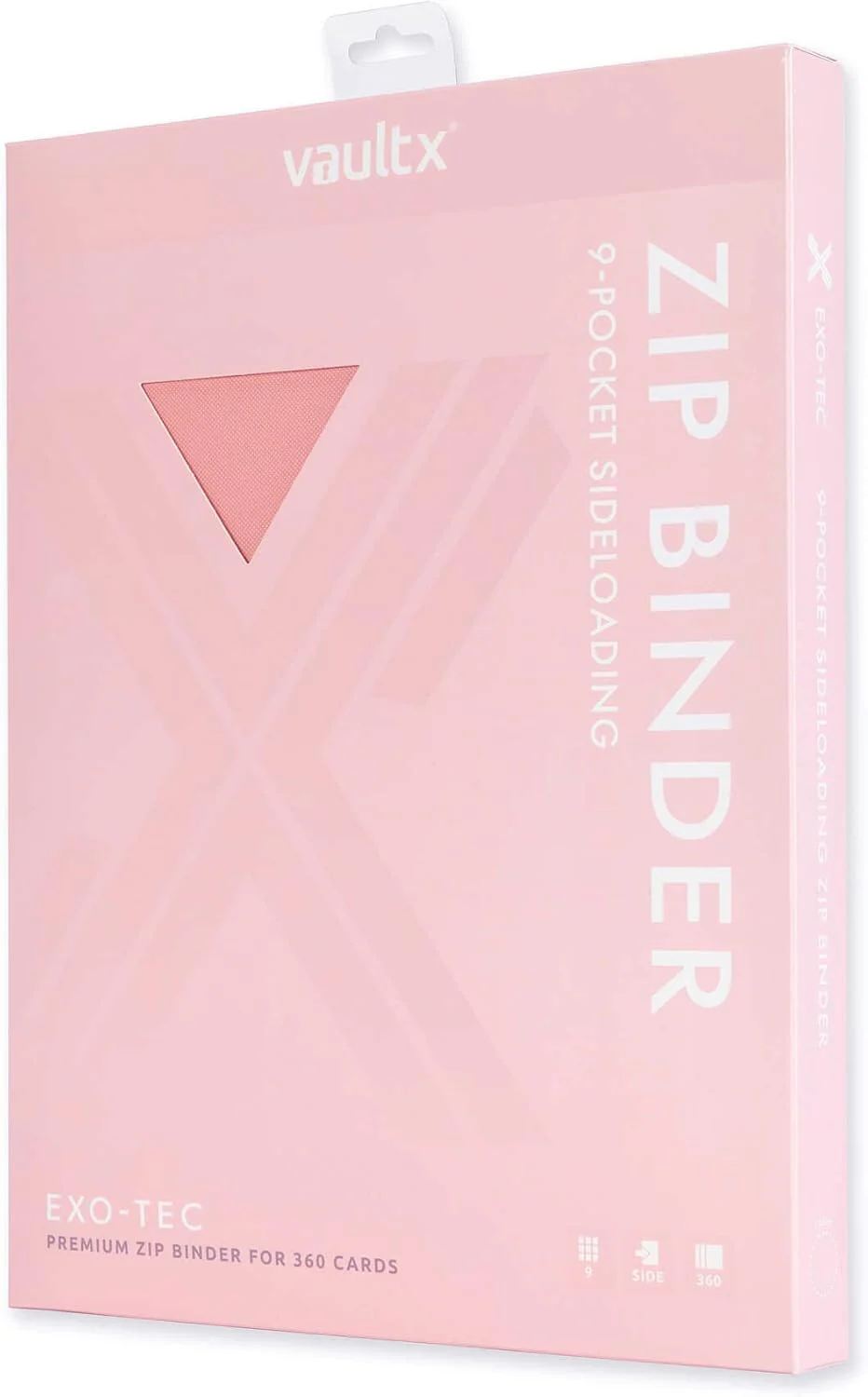 Vault X 4 Pocket Trading Card Zip Binder, 160 cards, Premium Exo-Tec Album Material, 20 Side-Loading Pages, Folder for Collectible Card Games, Sports, TCG (Pink - Image 4