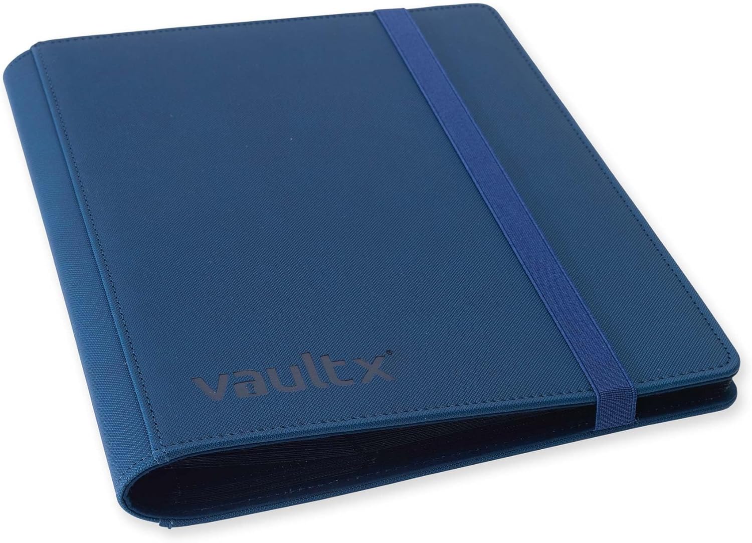 Vault X 9 Pocket Trading Card Strap Binder, 360 Cards, Premium Exo-Tec Album Material, 20 Side-Loading Pages, Folder for Collectible Games, Sports, TCG (Blue - Image 3