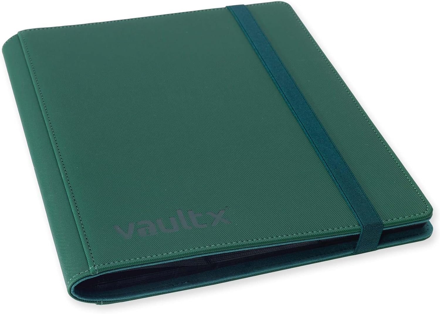 Vault X 9 Pocket Trading Card Strap Binder, 360 Cards, Premium Exo-Tec Album Material, 20 Side-Loading Pages, Folder for Collectible Games, Sports, TCG (Green - Image 2