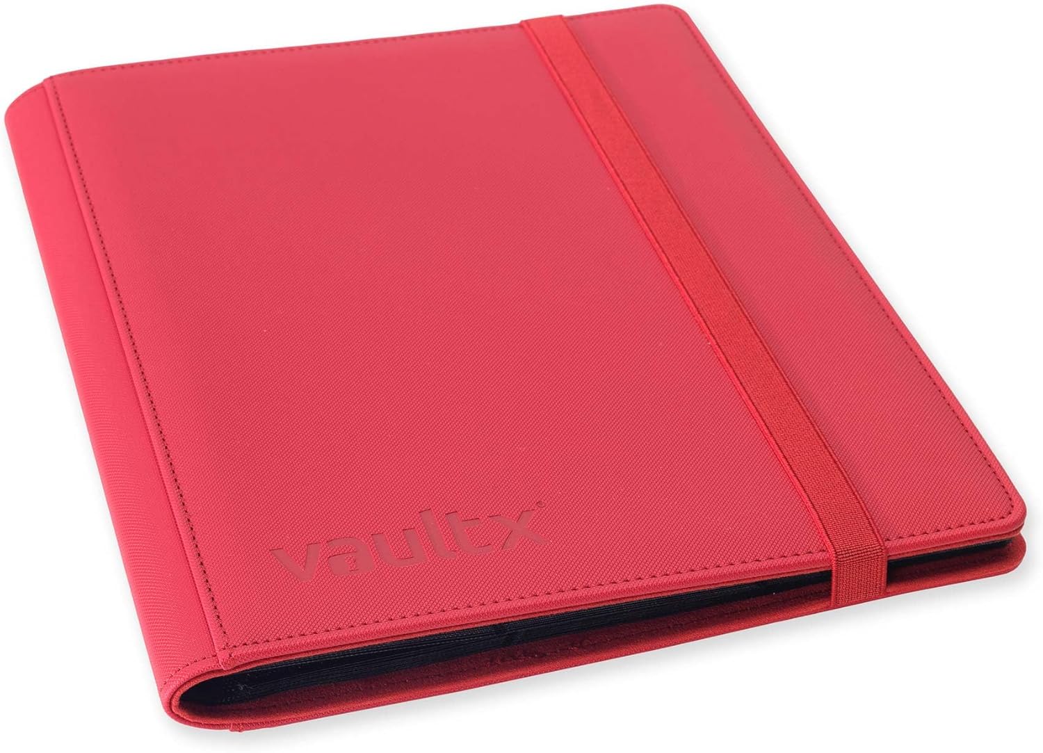 Vault X 9 Pocket Trading Card Strap Binder, 360 Cards, Premium Exo-Tec Album Material, 20 Side-Loading Pages, Folder for Collectible Games, Sports, TCG (Red - Image 6