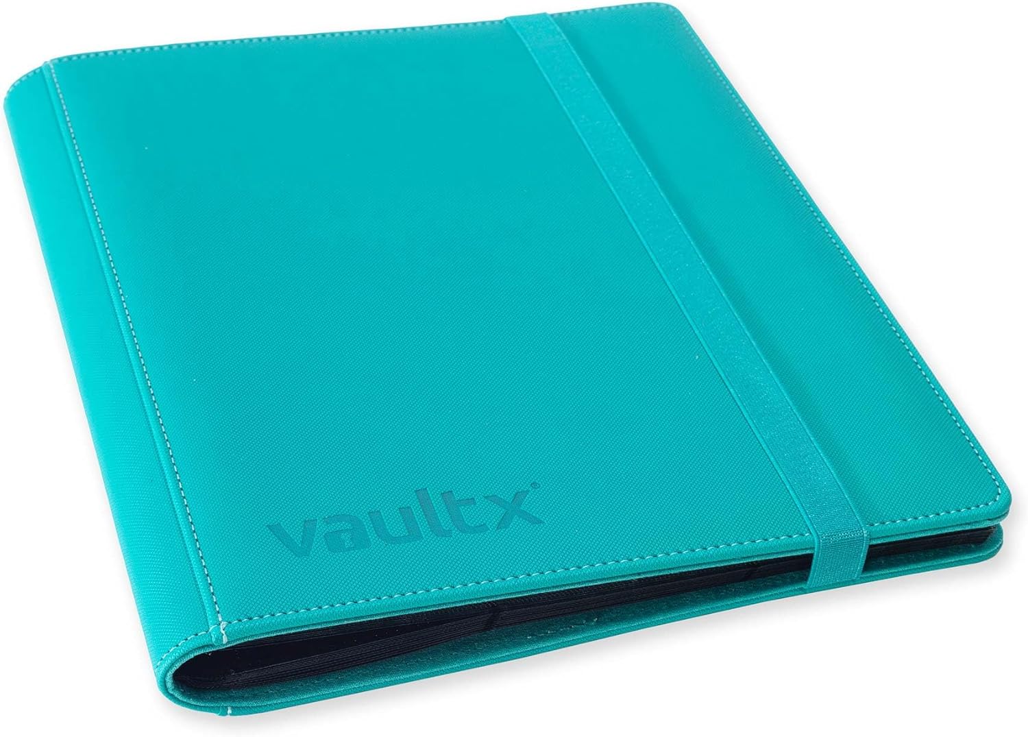 Vault X 9 Pocket Trading Card Strap Binder, 360 Cards, Premium Exo-Tec Album Material, 20 Side-Loading Pages, Folder for Collectible Games, Sports, TCG (Teal - Image 3