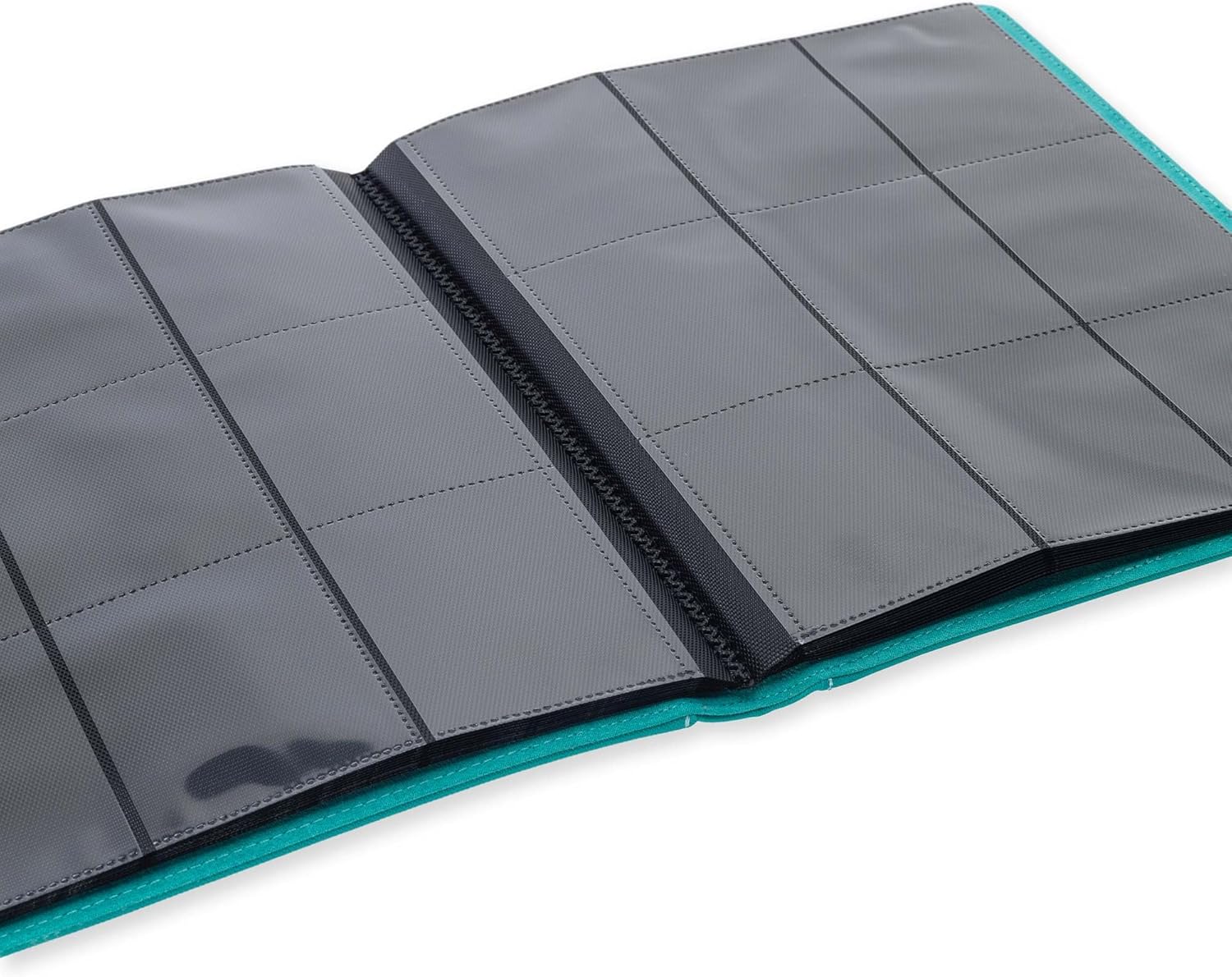 Vault X 9 Pocket Trading Card Strap Binder, 360 Cards, Premium Exo-Tec Album Material, 20 Side-Loading Pages, Folder for Collectible Games, Sports, TCG (Teal - Image 6
