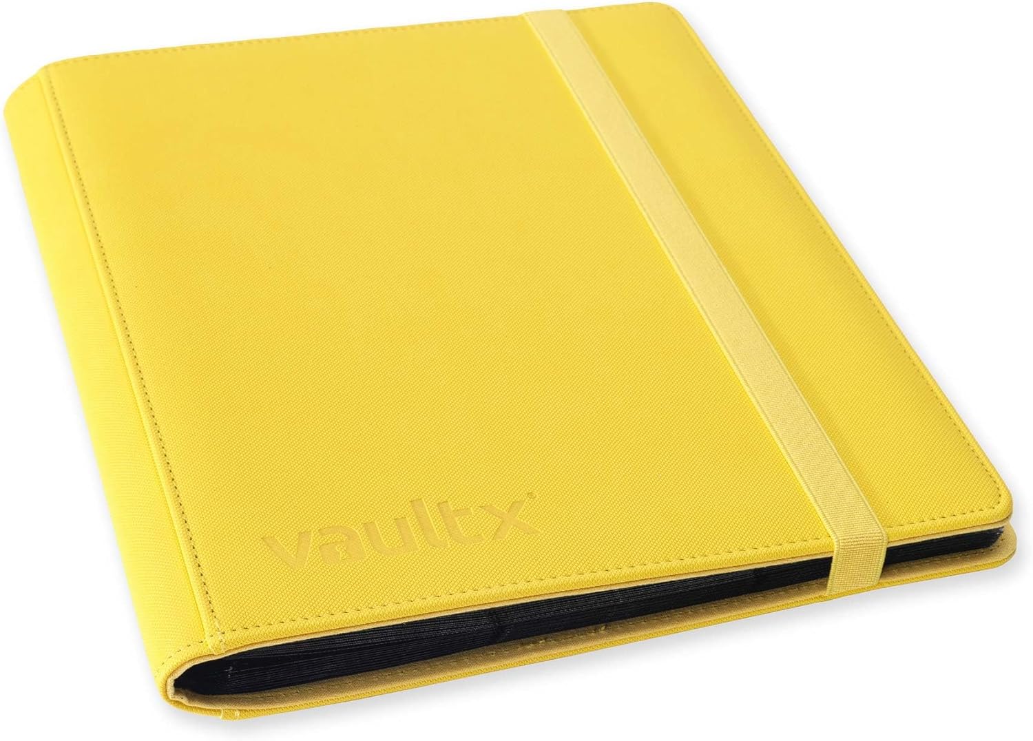 Vault X 9 Pocket Trading Card Strap Binder, 360 Cards, Premium Exo-Tec Album Material, 20 Side-Loading Pages, Folder for Collectible Games, Sports, TCG (Yellow - Image 2