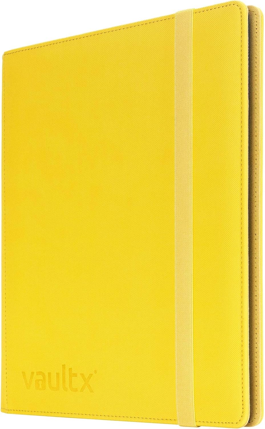 Vault X 9 Pocket Trading Card Strap Binder, 360 Cards, Premium Exo-Tec Album Material, 20 Side-Loading Pages, Folder for Collectible Games, Sports, TCG (Yellow - Image 3