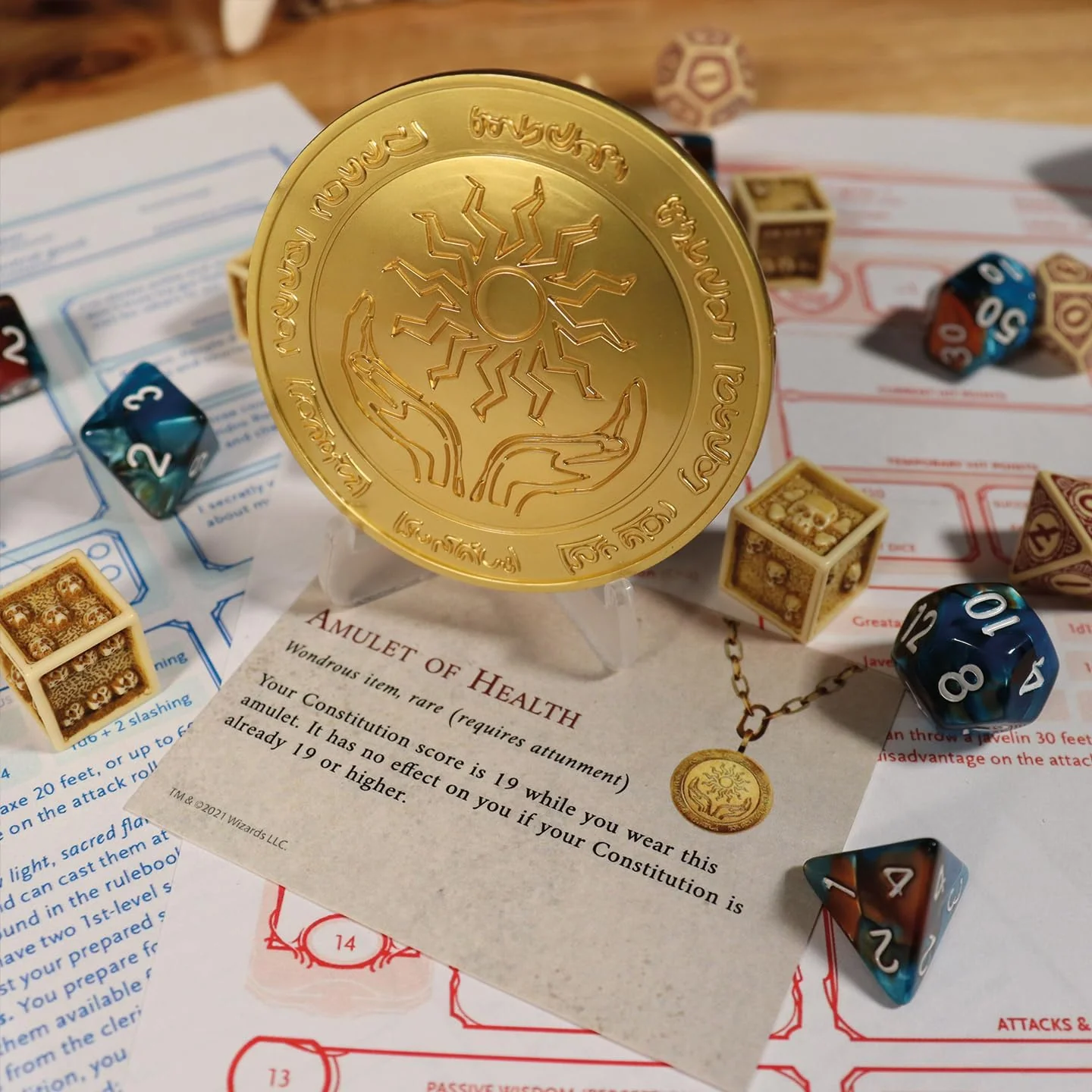 Fanattik Dungeons & Dragons 24k Gold Plated Medallion (PS4 - Image 4