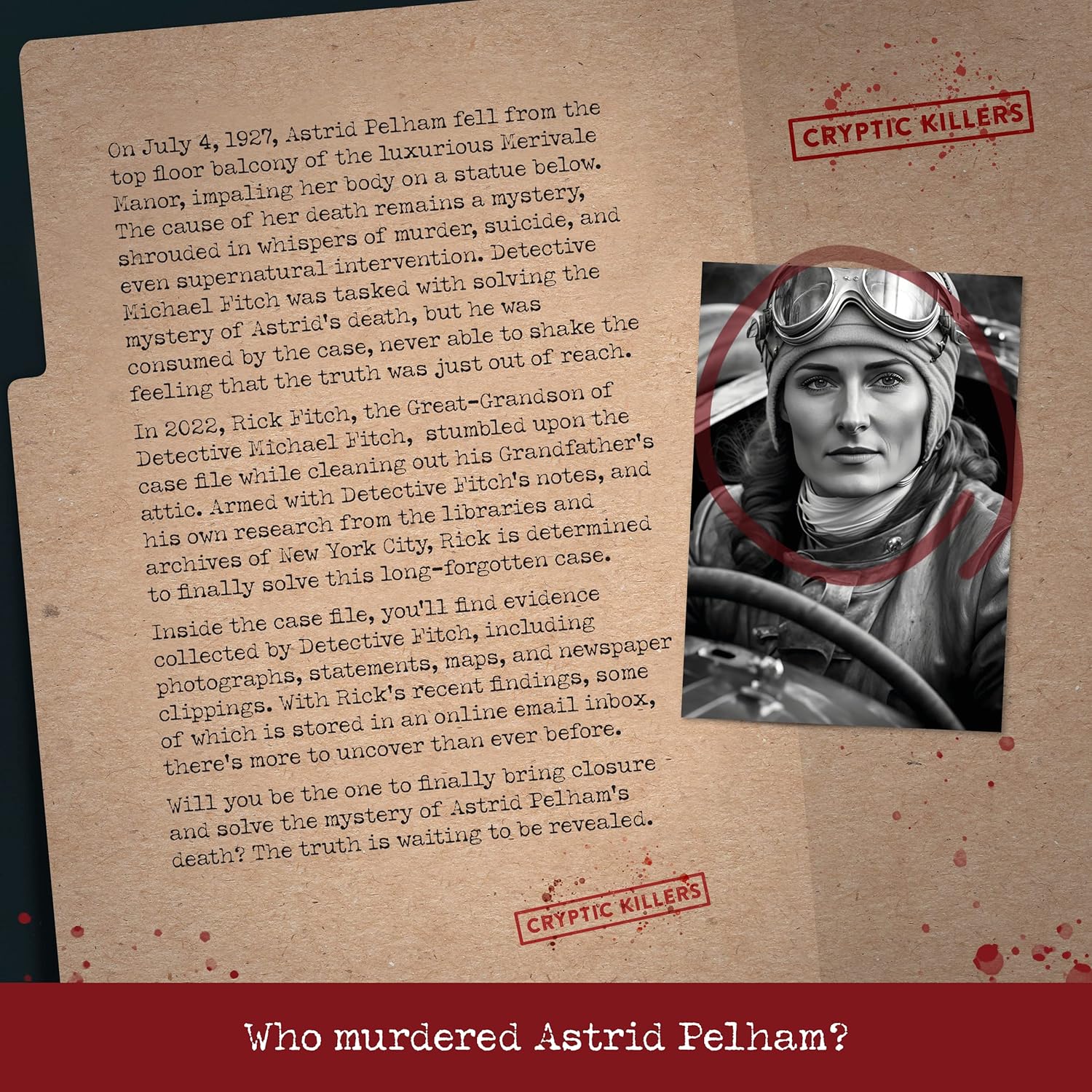 Cryptic Killers - Murder At Merivale Manor (Uk) - Image 3