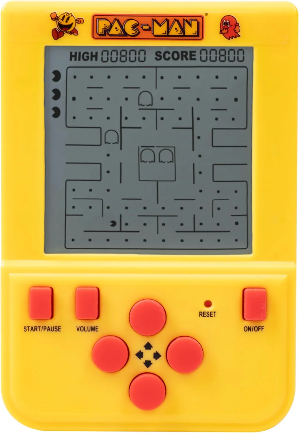Pac-Man Mini Retro Handheld Video Game Keychain - Image 4