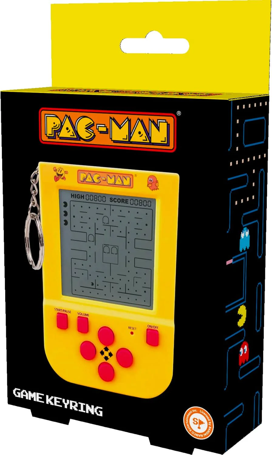 Pac-Man Mini Retro Handheld Video Game Keychain - Image 5