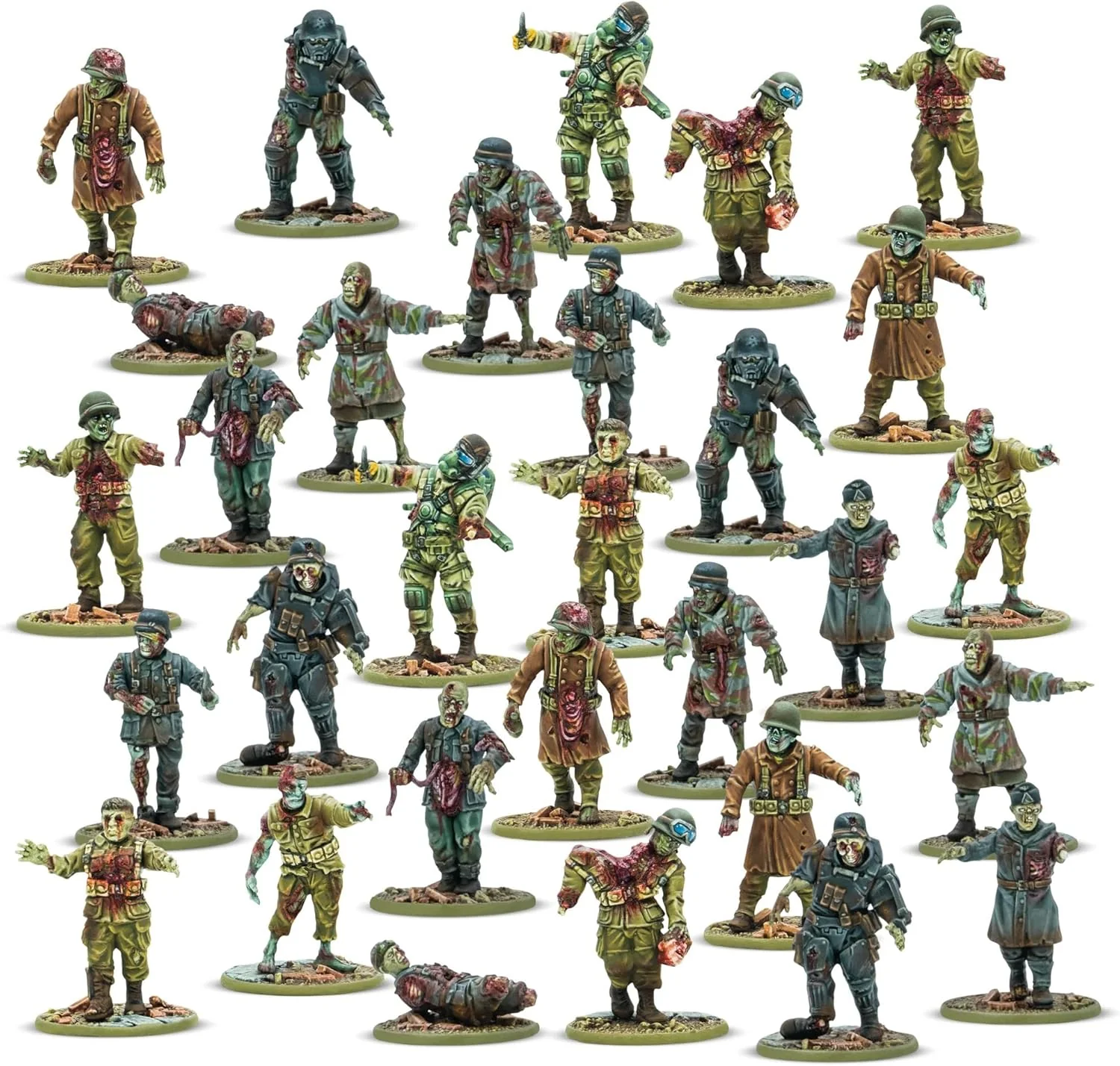 Warlord Games Totenkorps Horde - Axis Plastic Miniatures for Konflikt 47 Highly Detailed 28mm Scale Miniatures - Image 2