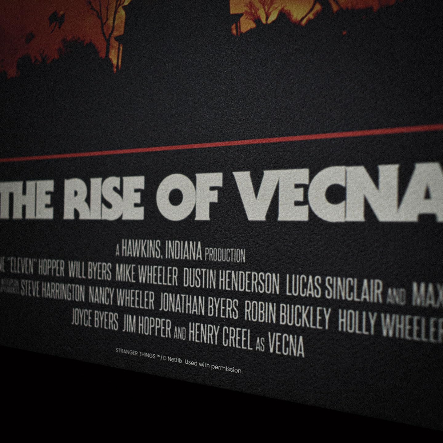 FaNaTtik Stranger Things Rise of Vecna Kunstdruck - Limited Edition (995) A3 Poster Sammlerstück und individuell nummeriert - Image 5
