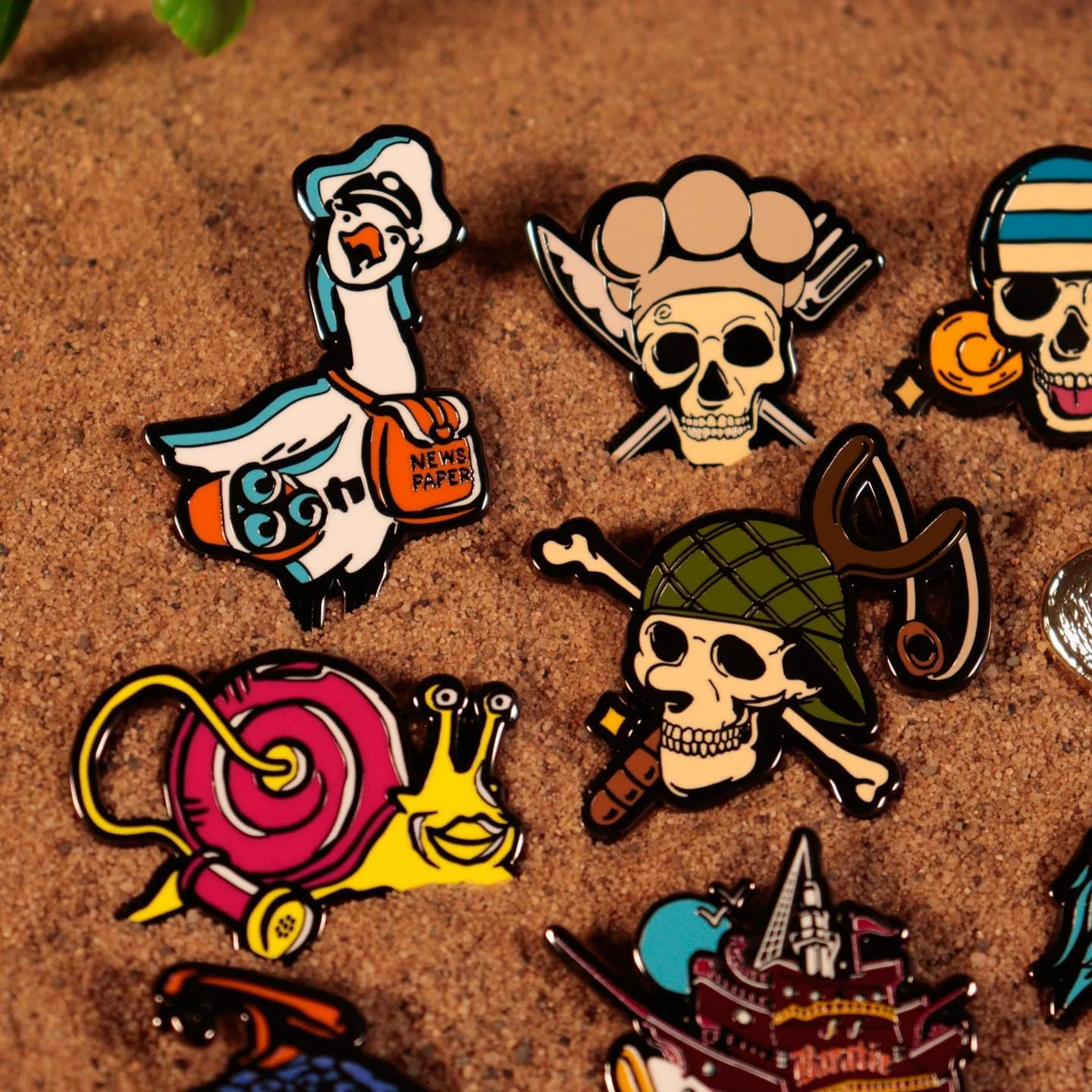 One Piece Mystery Pin Badge CDU Containing 12 Blind Boxes, Widest 43mm, tallest 56mm, Metall - Image 3