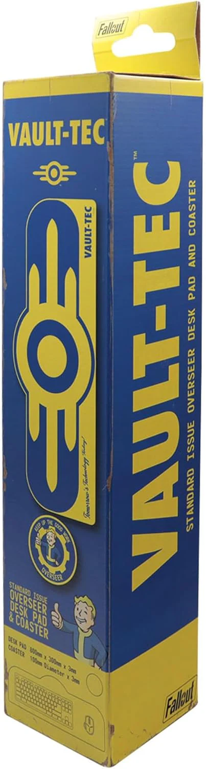 Fallout Vault-Tec XL Gaming Desk Pad & Coaster Set – Officially Licensed Merchandise - Image 5