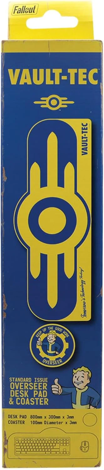 Fallout Vault-Tec XL Gaming Desk Pad & Coaster Set – Officially Licensed Merchandise - Image 6
