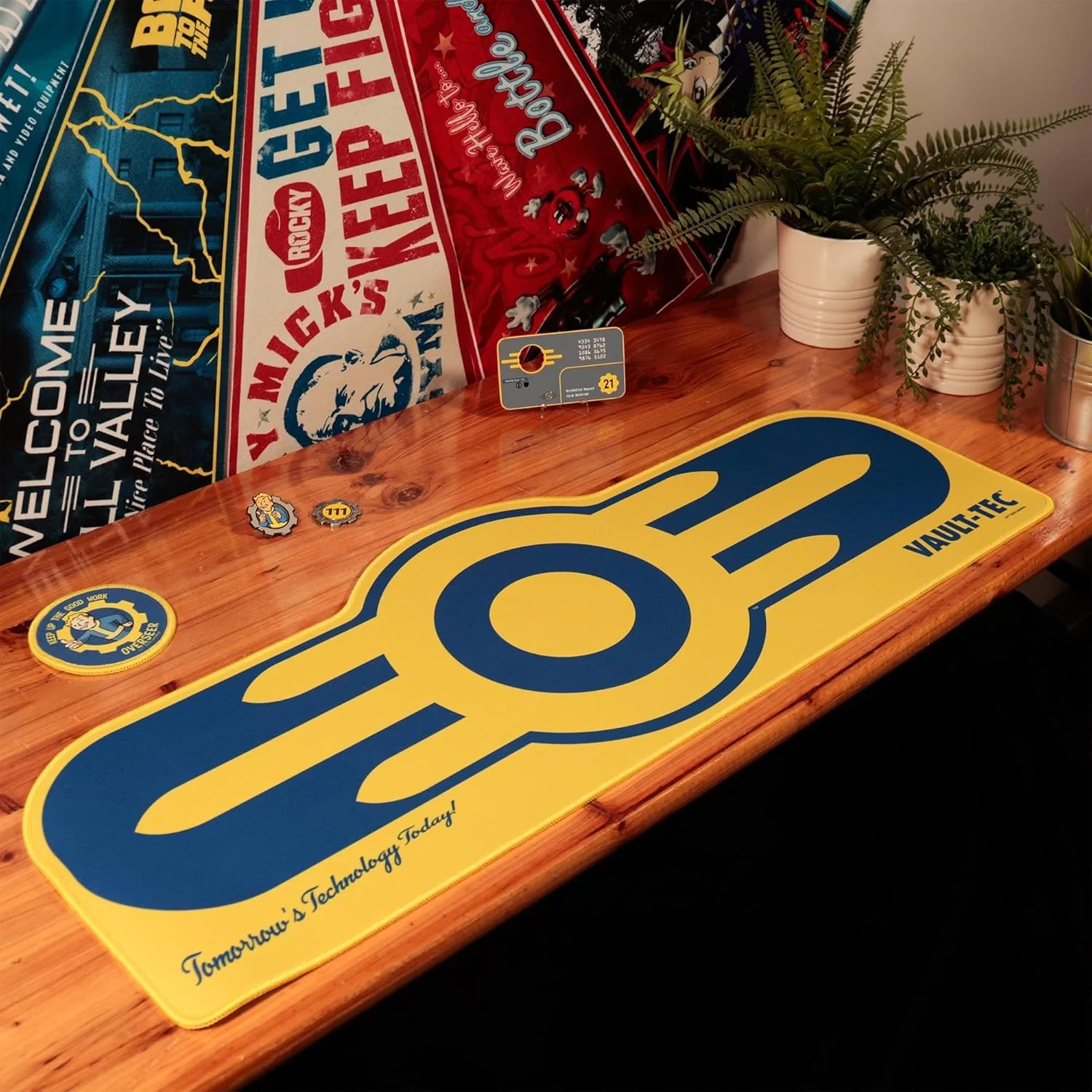 Fallout Vault-Tec XL Gaming Desk Pad & Coaster Set – Officially Licensed Merchandise - Image 7