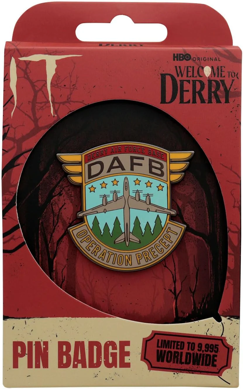 IT: Welcome to Derry DAFB Pin Badge - Limited Edition Collectible Emaille Pin - Individuell nummeriert - Offiziell lizenziertes Horror-Merchandise-Produkt - Image 4