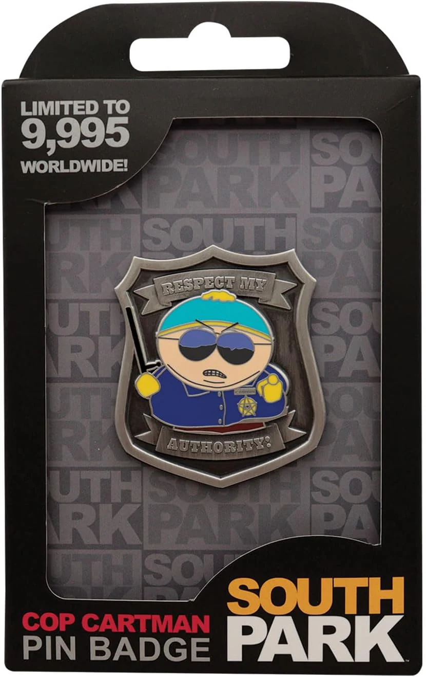 South Park Cartman Police Pin Badge – Edizione Limitata 9.995, numerata singolarmente - Image 2