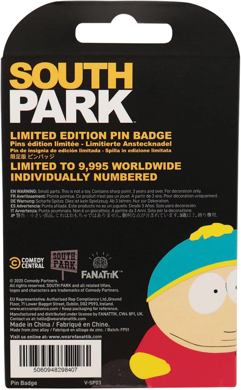 South Park Cartman Police Pin Badge – Edizione Limitata 9.995, numerata singolarmente - Image 3