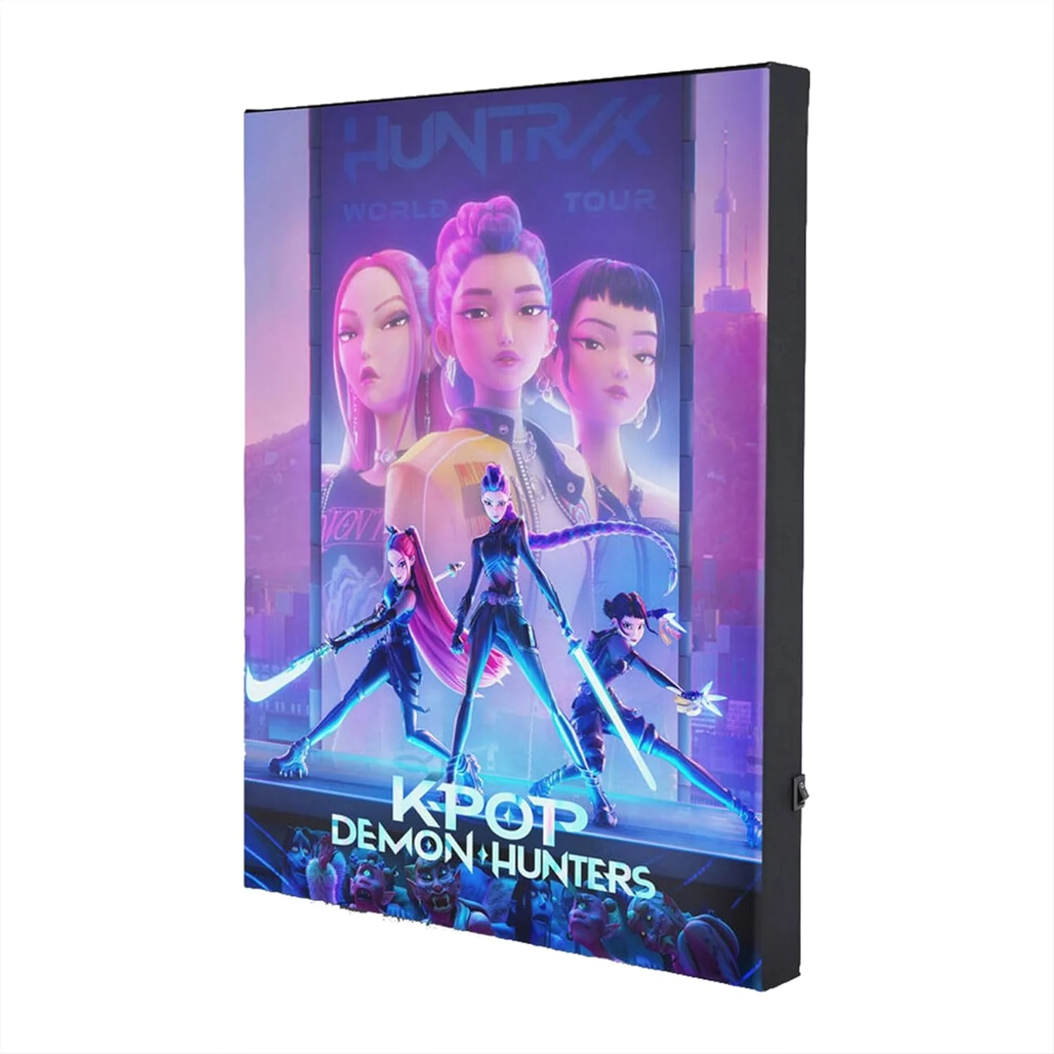 Kpop Demon Hunters Canvas Print With Light - Image 4